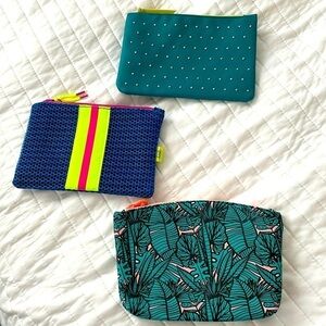 NWOT IPSY Makeup Bags in assorted‎ colors and designs Size - 5x7